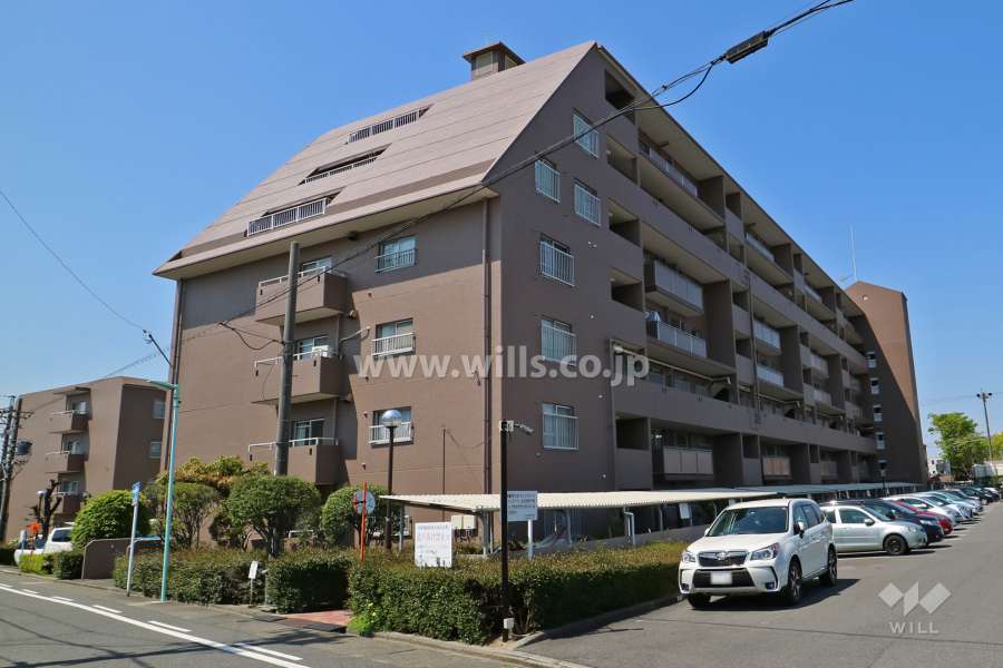 コープ野村新瑞橋2号棟の外観(北東側から)
