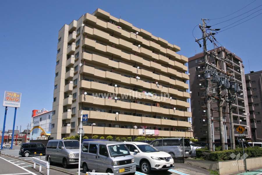 三旺マンション名南の外観(南西側から)