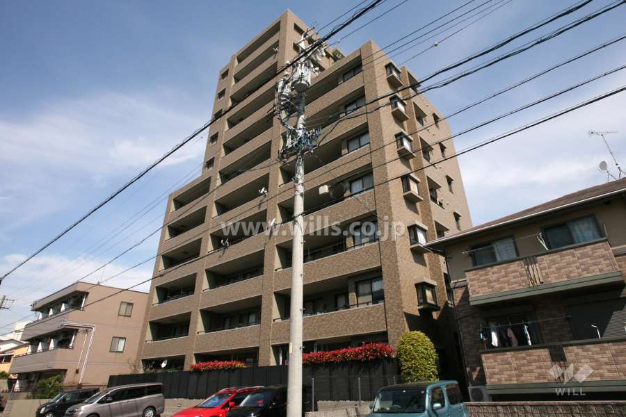 エスポア柴田の外観（南東側から）
