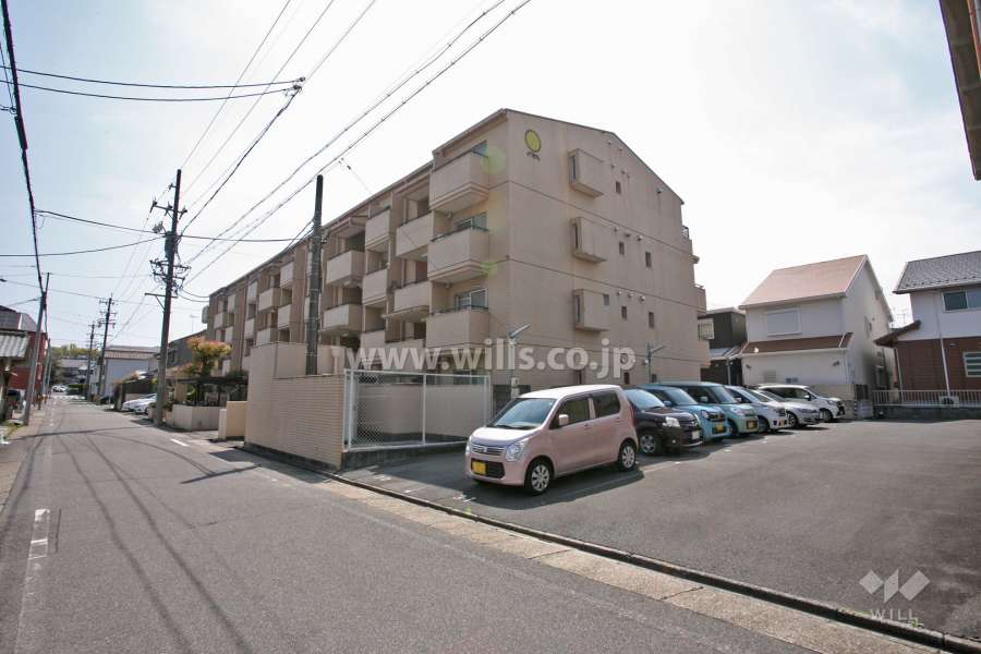 エスポア山崎の外観(北西側から)
