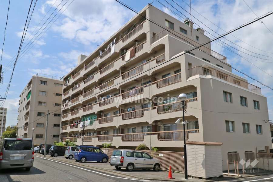 戸部グランドハイツの外観(北東側から)