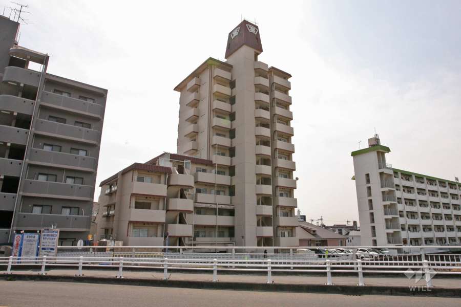 宝汐田ハイツの外観(北側から)