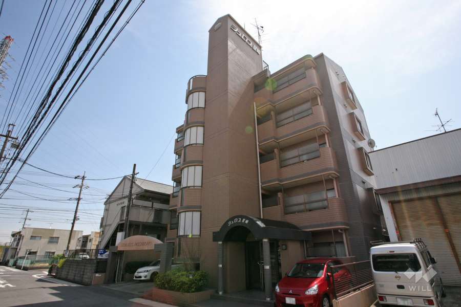 シュロス星崎の外観（北西側から）