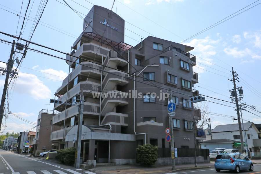 六合マンション大磯の外観(北西側から)