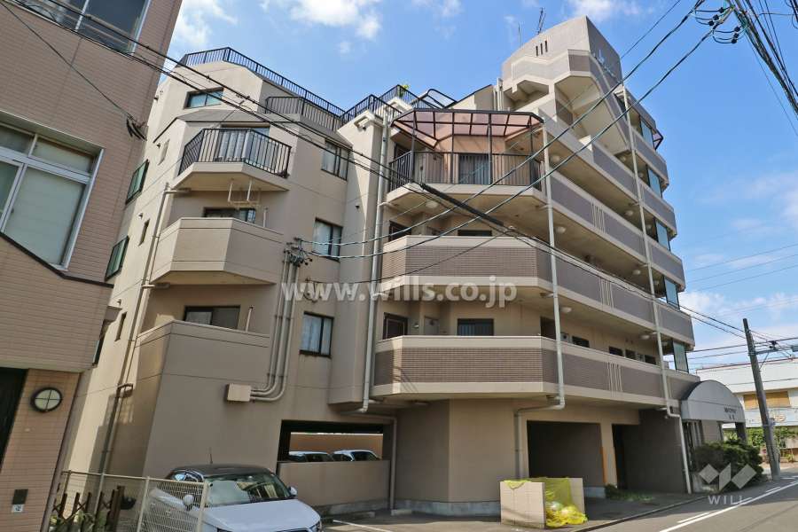 六合マンション大磯の外観(北東側から)