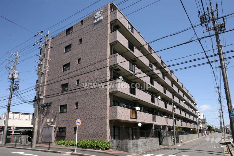 宝マンション北頭南の外観（南西側から）