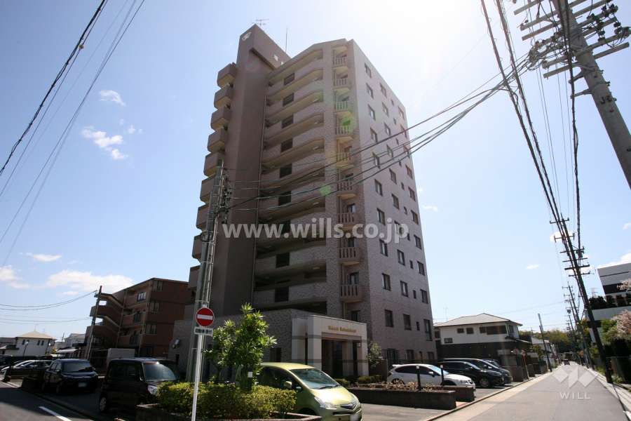 宝マンション堤起の外観（北西側から）