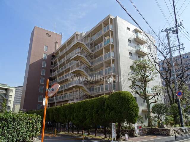 シーアイハイツ南千里Ｄ棟の外観（北西側から）