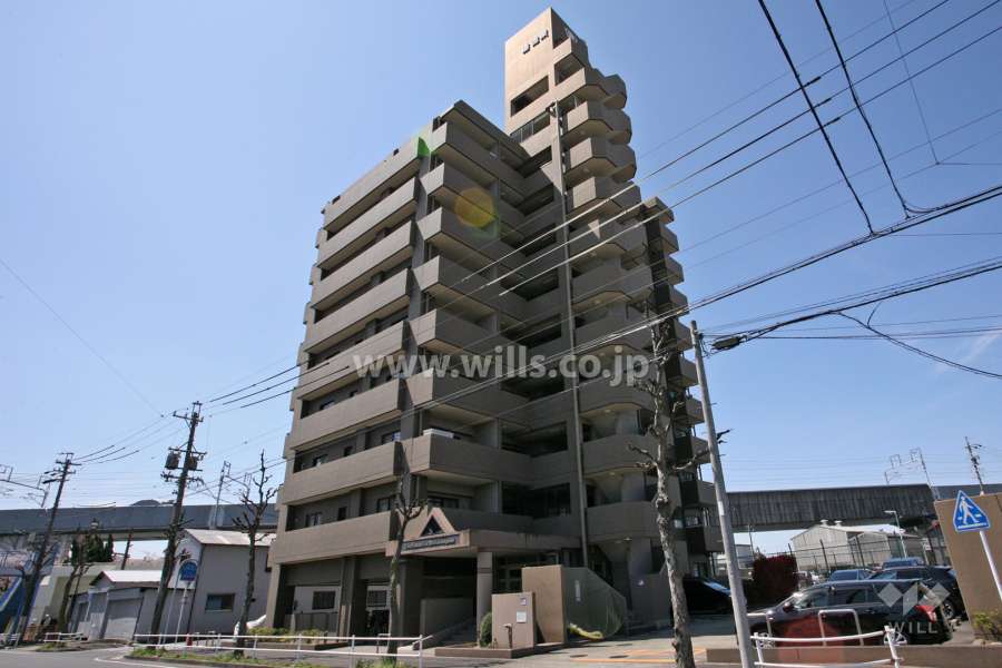 宝マンション道徳東の外観（北東側から）