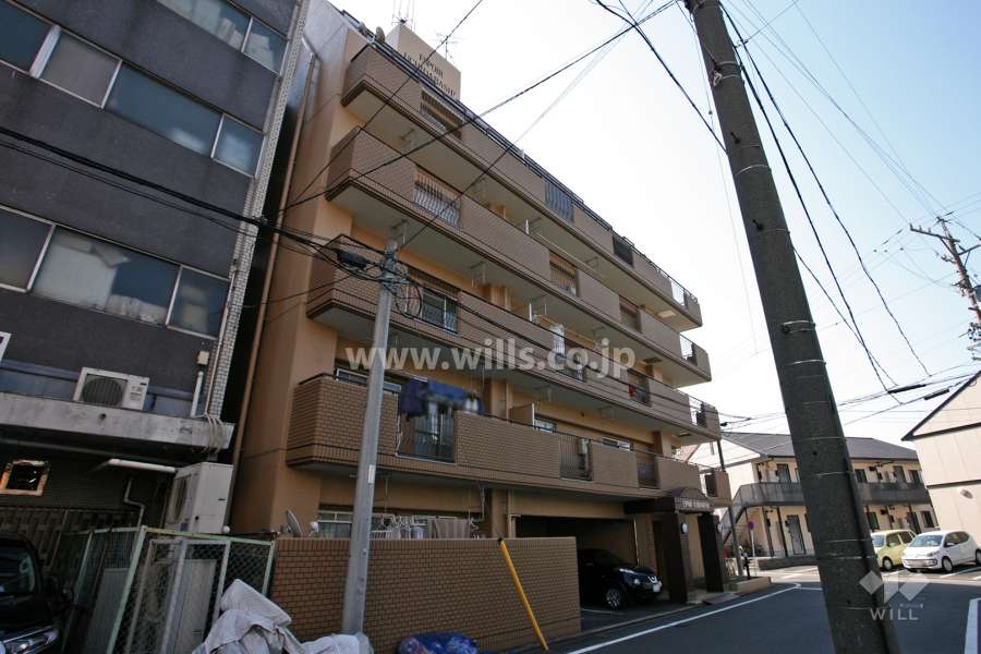 エスポア内田橋の外観（北西側から）