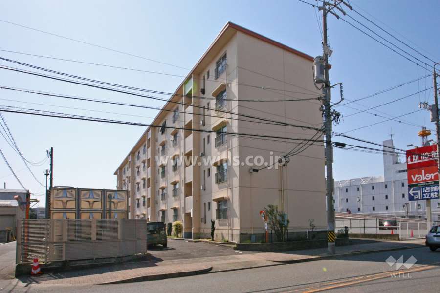 コーポ内田橋の外観(北側から)