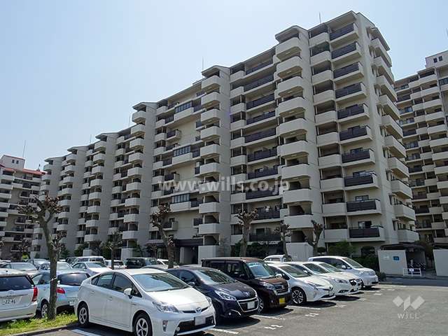 星和プラネタウン千里南第3期Ｂ棟の外観（北西側から）