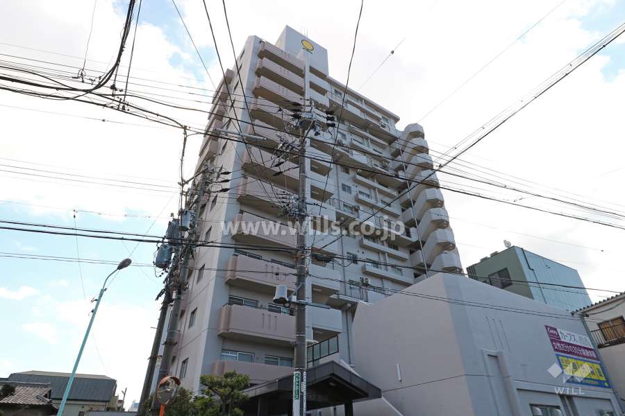 エスポア熱田N館の外観（北東側から）
