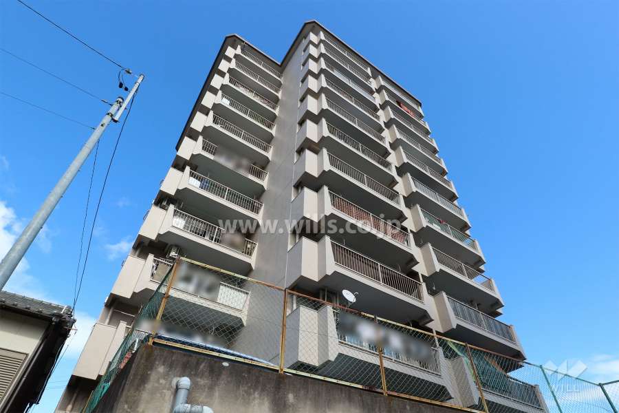 ニューコーポ白鳥の外観（南西側から）