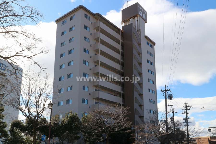 ニューコーポ白鳥の外観（北東側から）