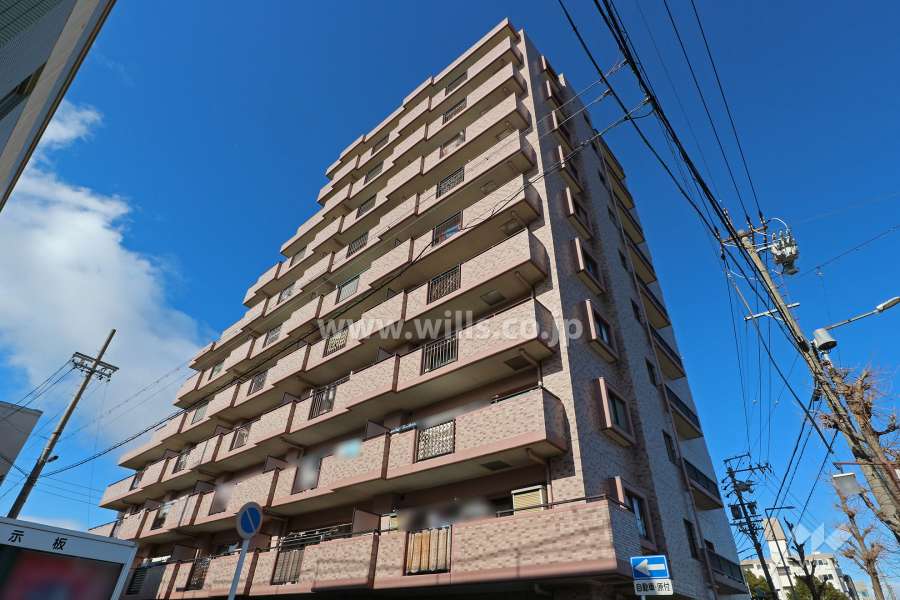 宝マンション白鳥の外観（南側から）