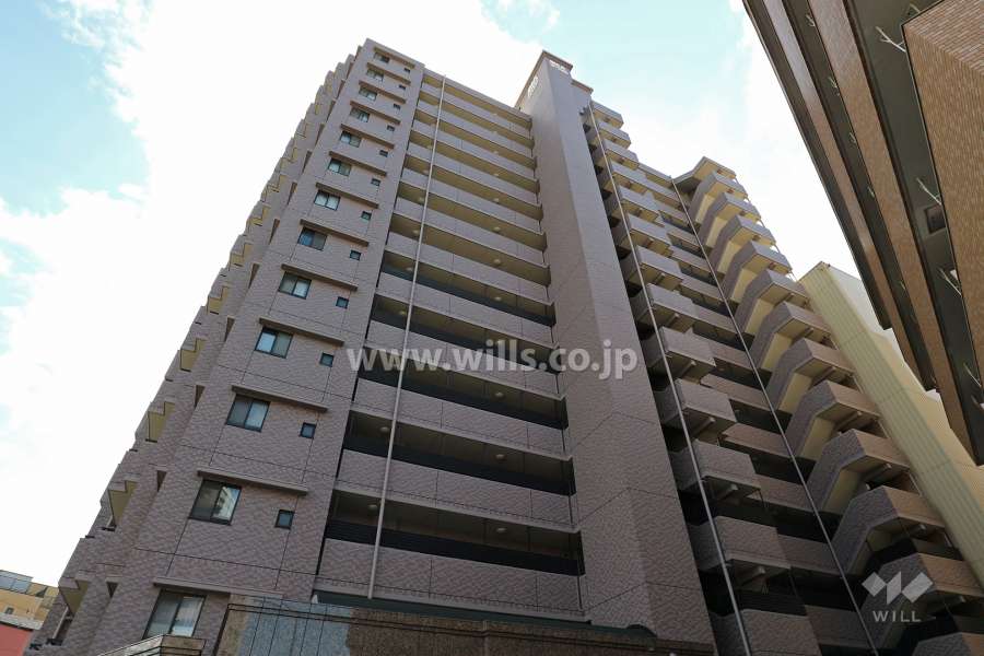 ダイアパレス白鳥庭園通りの外観（北東側から）