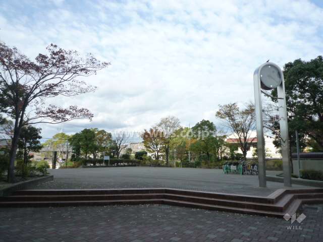 敷地内にある広場