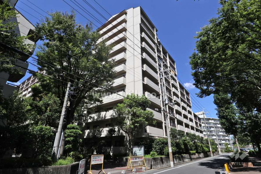 星和プラネタウン千里南第3期A棟（乙女座のまち）の外観（西側から）