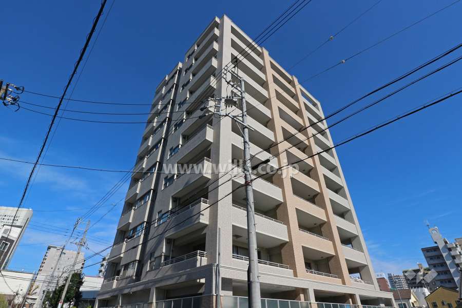 サンマンションアトレ金山の外観（南西側から）