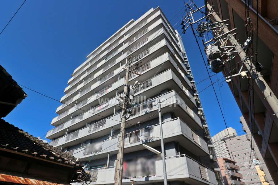 一光ハイツ沢上の外観（南東側から）