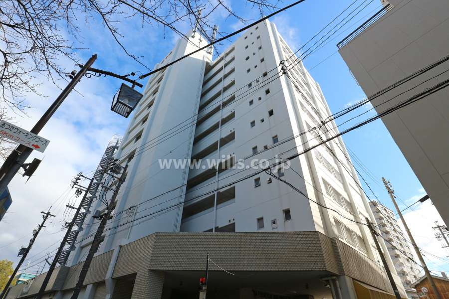 パークサイドレジデンス神宮苑の外観（北西側から）