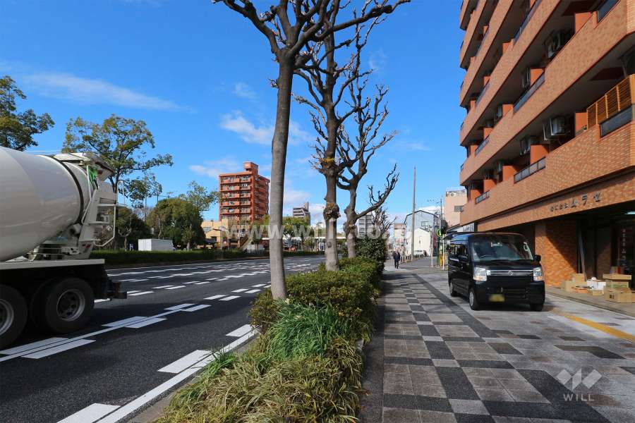 敷地南西側の前面道路（国道22号線）