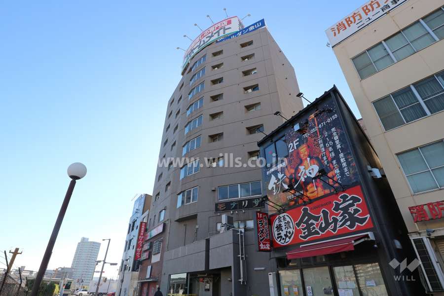 ジャルダン金山の外観（北西側から）