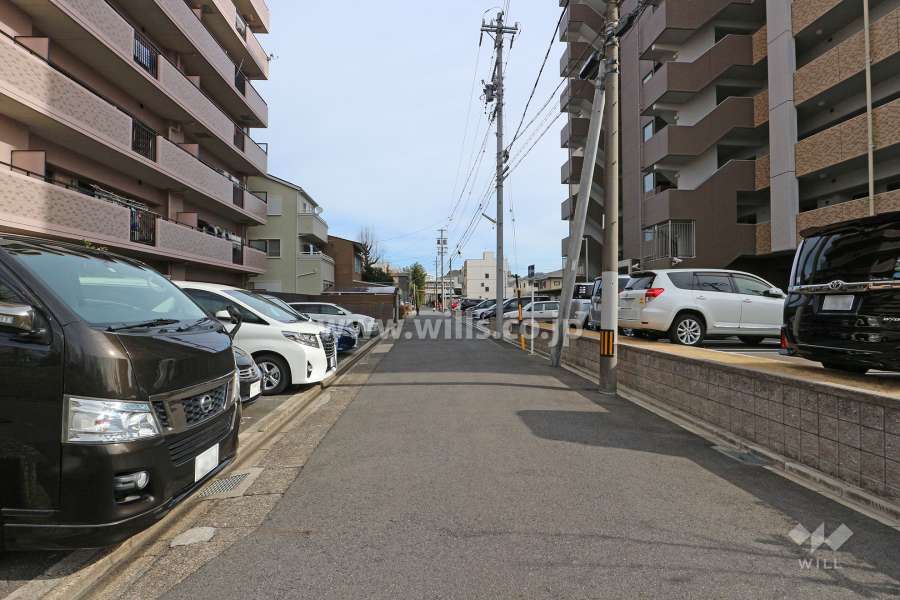 敷地南側の前面道路