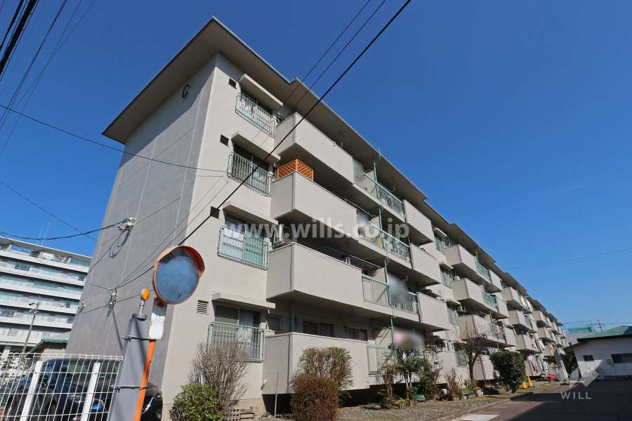 五番町住宅C棟の外観（南西側から）