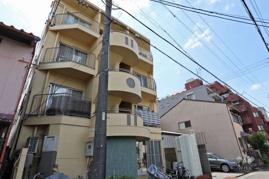 山木マンションの外観（北東側から）
