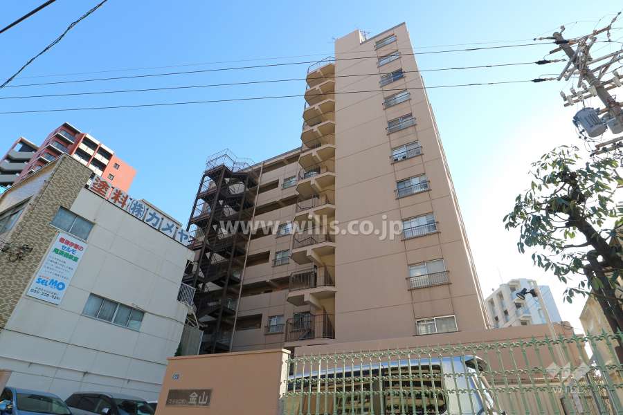 コドミニオン金山の外観（北西側から）