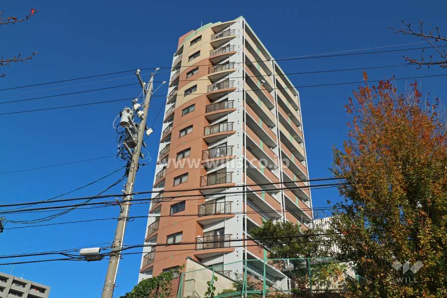 コンセール金山南の外観（南西側から）