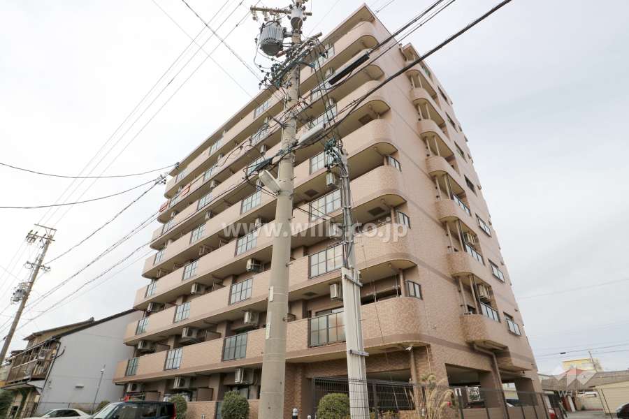 アメニティ日比野2の外観(南東側から)