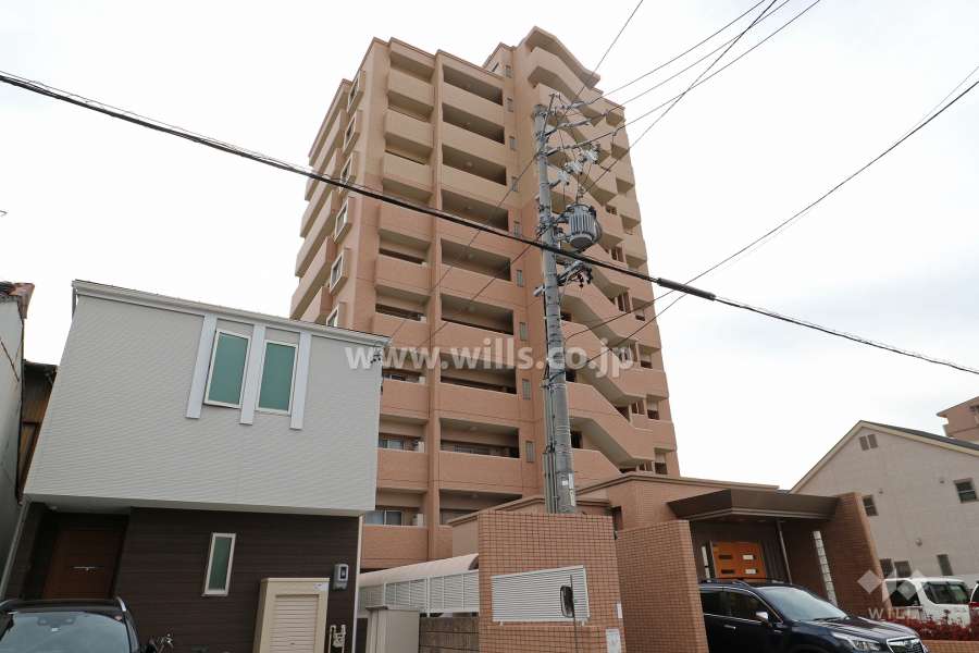 藤和シティホームズ日比野の外観（北東側から）
