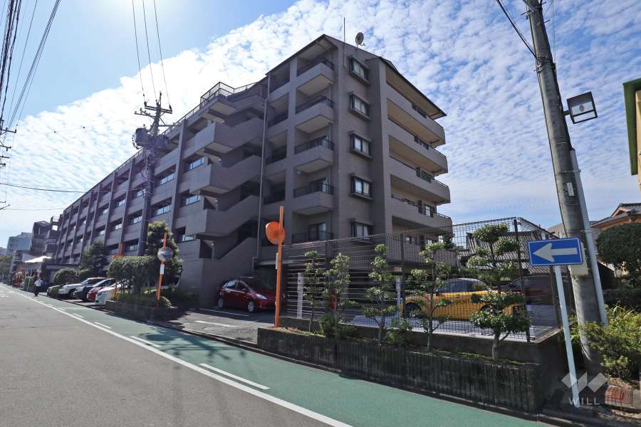 ダイアパレス白鳥公園西の外観（北側から）