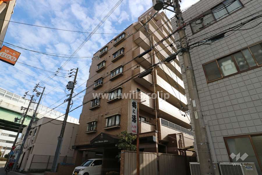 ライオンズマンション日比野の外観（北西側から）
