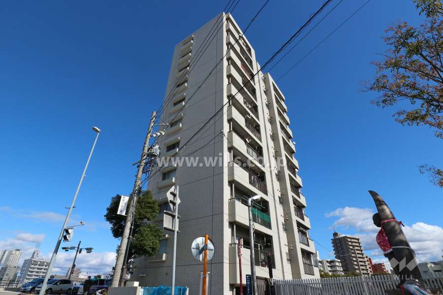 サンロータリー白鳥の外観（南西側から）