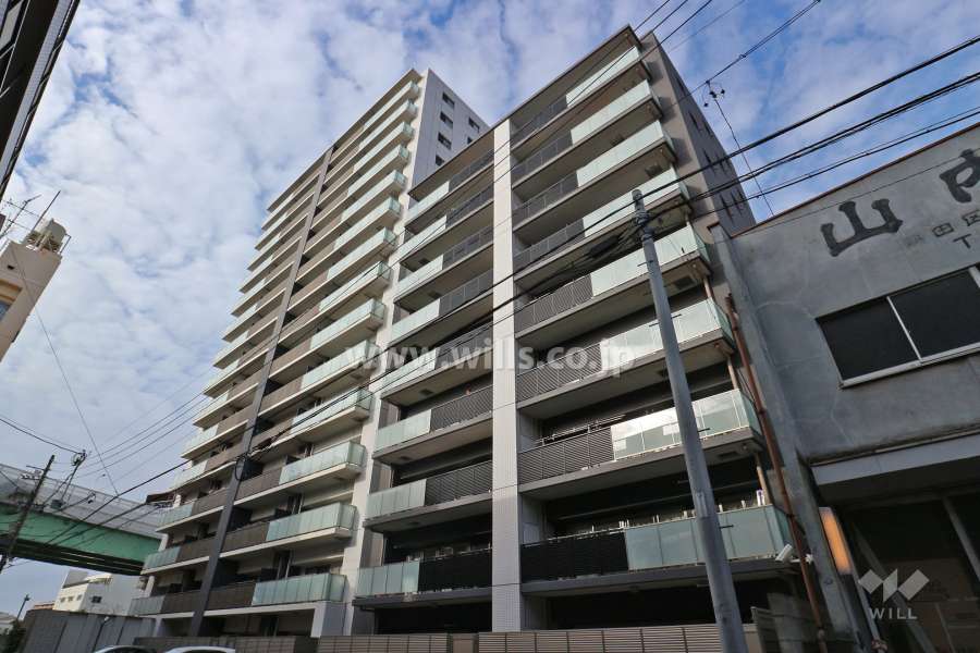 プラセシオン金山の外観（南東側から)