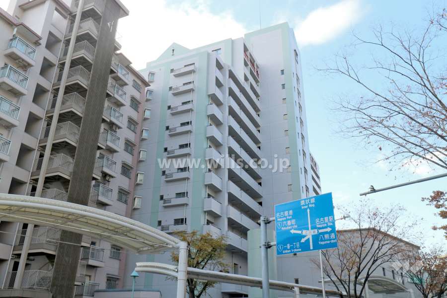 ヴェルクレート日比野B棟の外観(北東側から)