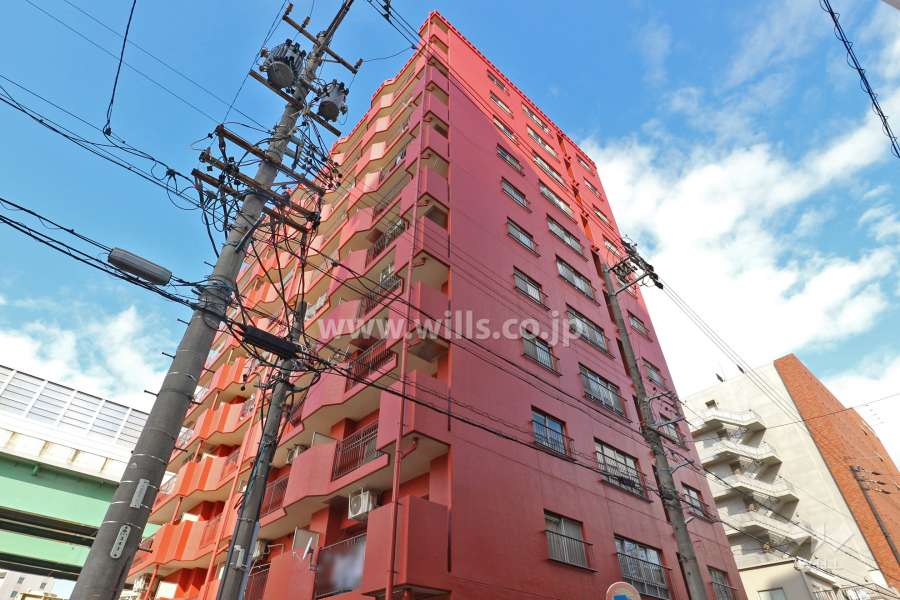 シャンボール日比野の外観（南東側から）