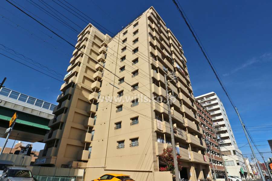 ユーハウス六番町の外観（南側から）