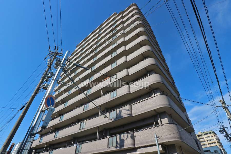 藤和シティホームズ沢上の外観（南東側から）