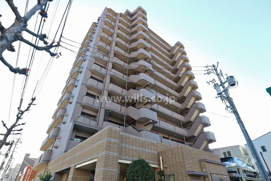 藤和シティホームズ沢上の外観（北側から）