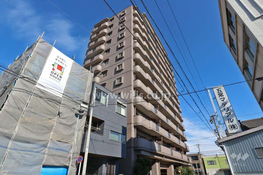 藤和シティホームズ沢上の外観（南側から）