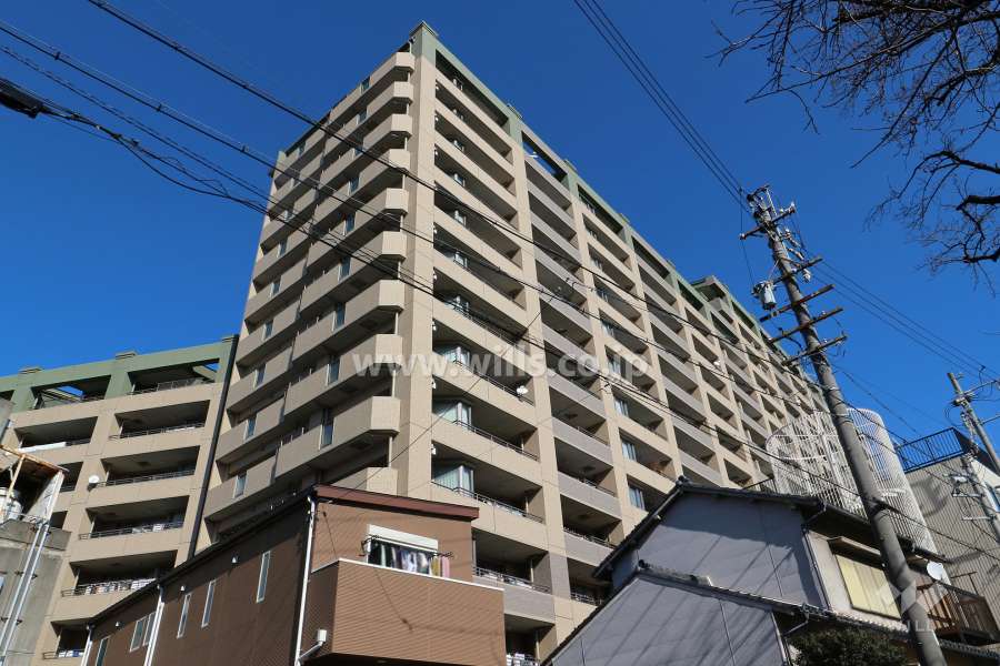 ライオンズマンション金山ニューシティの外観（南西側から）