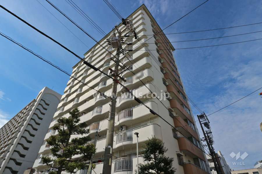 シティコーポ伝馬1号館の外観（東側から）