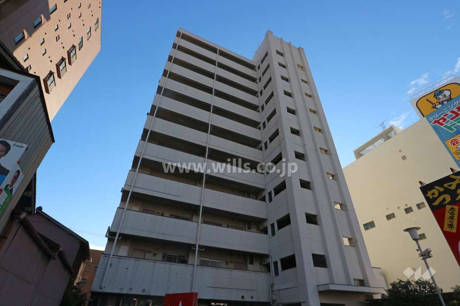 プラザフェニックス熱田の外観（北東側から）