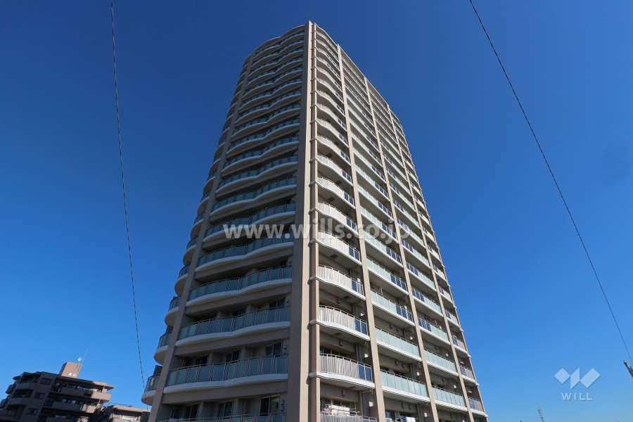 一条タワー金山の外観（南西側から）