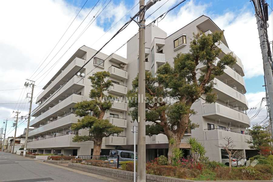 レールシティ白鳥の外観（南西側から）